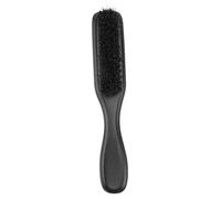 VICASKY 1 cepillo de alta calidad para el cuidado de la barba de madera de haya con cerdas de jabalí, práctico cepillo de barba para hombres, para el cuidado eficaz de la barba, color negro largo