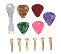 VICASKY 1 Juego Accesorios De Guitarra Removedor De Puente Pasador De Guitarra Púas De Guitarra De Celuloide Clavija De Guitarra Tirador De Guitarra Púa De Música Púa De Guitarra