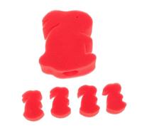 VICASKY 1 Juego conjurando Accesorios de Rendimiento Trucos Impresionantes con esponjas Mini estatuillas de Conejito Bolas de Esponja Rojas Suministros de Mago Accesorios de Esponja Rojo