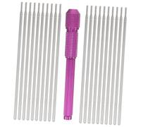 VICASKY 1 juego de bolígrafos de recambios para rotuladores de, núcleos de, accesorios de recambio para bolígrafos, plantillas de, aleación morada