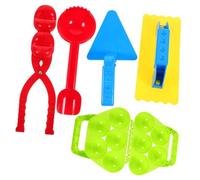 VICASKY 1 juego de clip de bola de nieve Fabricante de batallas de bolas de nieve en invierno Fabricante y lanzador de bolas de nieve Juguetes para niños Bola de nieve Herramienta para hacer bolas de