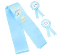 VICASKY 1 Juego De Insignia De Correa De Hombro De Maternidad Pin De Shower Para Papá Mamá Para Ser Insignia Mamá Para Ser Pin Banda Para Shower Papá Para Ser Insignia Decoración