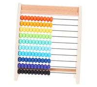 VICASKY 1 juego de marcos de cálculo para cuentas de conteo de matemáticas, juguete educativo, herramienta educativa, coordinación de ojos y mano, lógico, duradero y seguro para niños y años