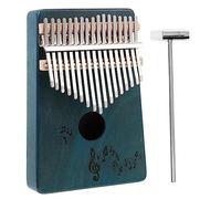 VICASKY 1 juego de teclas Kalimba portátil Piano pulgar de madera de álamo de alta calidad para principiantes y profesionales Instrumento musical para la escuela, camping, fiestas y relajación, diseño
