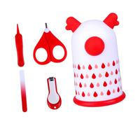 VICASKY 1 Juego juego de tijeras para uñas tijeras de trajes de nail clippers cortauñas bebe conjunto bebe Kit para el cuidado de las uñas del lima de uñas de