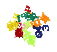 VICASKY 1 Juego Letras Pegatinas Botones De Madera Carta Hecha a Mano Libros Para Niños Rusos Rompecabezas De Letras Pequeñas Pegatinas De A b c Imanes Tela No Tejida