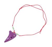VICASKY 1 Juego Mini ocarina de 6 agujeros instrumentos musicales organos musicales bebé juguetes musicales ocarina de cerámica juguetes infantiles collares instrumento tradicional clásico