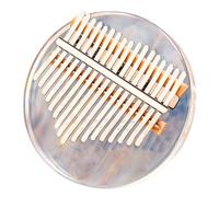 VICASKY 1 Juego Piano de pulgar de 17 tonos nota musical musicales juguete portátil Kalimba acrílica Instrumento musical de pulgar mini piano kalimba instrumento musical acrílico