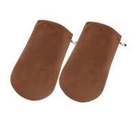 VICASKY 1 par de guantes de bronceado para guantes autobronceadores, aplicador de bronceado a mano, guante para aplicar loción para autobronceador, esponja de mano, color caqui