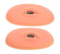 VICASKY 1 par de herramientas 5D para cejas, sombra de ojos, herramienta de maquillaje, práctica de cejas, piel de ejercicio de maquillaje, cara de ejercicio, modelo de ojos, de silicona, gel de