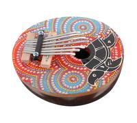 VICASKY 1 Pieza 7 Pulgar Violín Kalimba Piano De Pulgar Mbira Mini Pulgar Kalimba Piano De Dedo Portátil Instrumento Kalimba De Instrumento Musical Para Niños Piano Kalimba Metal