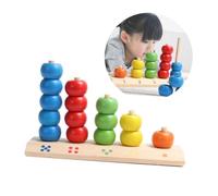 VICASKY 1 Pieza De Juguete Educativo para Contar Juguetes para Niños Juguete De Matemáticas De Madera para Niños Juguete Matemático De Matemáticas