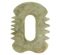 VICASKY 1 pieza tabla de rascar jade masajeador salvaje y arañazos rodillo de jaderoller para la cara herramienta de masaje cuidado de la piel rodillo de jade muscular facial Gua Sha herramienta