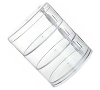 VICASKY 1 unidad multicapa cosméticos joyas organizador caja de almacenamiento para escritorio transparente joyero para maquillaje y accesorios con diseño elegante