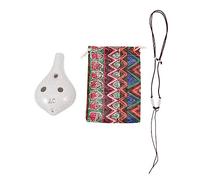 VICASKY 1 Unidades C Seis Agujeros Ocarina Llave Infantil Ocarina Juguete Principiante Estudiante Ocarina Ocarina Ocarina Principiante Ocarina Mini Ocarina Introducción Dolomita De Alta Calidad Blanco