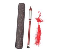 VICASKY 1 Unidades Construcción De Caoba De Imitación Instrumento Bawu Tradicional Bawu Instrumento de Viento Tradicional Golpe Vertical Bawu Instrumento Musical Chino Resina Nacional