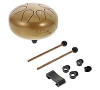 VICASKY 1 Unidades de Mano Dorado con Sonido Ethereal Para Principiantes Y Profesionales Para Lecciones De Música Y Relajación