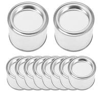 VICASKY 10 Piezas Almacenamiento De Artes y Oficios Latas De Pintura Recipientes con Tapas Contenedor De Pintura De Retoque Pintura Vacía Tanque De Almacenamiento Planchar con Cubierta