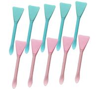 VICASKY 10 Piezas Cepillo de Silicona para Mascarillas Aplicador de Mascarilla Espátula de Maquillaje para Uso Facial Herramienta de Belleza