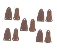 VICASKY 10 Piezas cubiertas de barra de armadura de madera accesorios guitarra guitar accessories bajo suministros placa de cubierta del alma reemplazos de tensores accesorios de guitarra