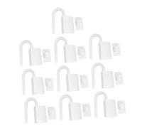 VICASKY 10 Piezas cuña de soporte de puerta cerradura de puerta de seguridad colgante cerradura de puerta para niños cerraduras de las puertas clips de puerta anti-pellizcos