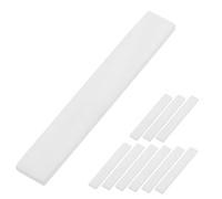 VICASKY 10 piezas de material para insertos de guitarra, material para guitarra con cabeza de guitarra, chapa de guitarra, adhesivo para cuello de guitarra, material de inserción para bajo, bloque