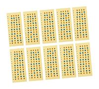 VICASKY 10 Piezas Pegatinas De Escala Pegatina Por Números Etiqueta De Nota De Ukelele as Para Ukelele Etiqueta Introductoria Del Mapa De Trastes Del Diapasón