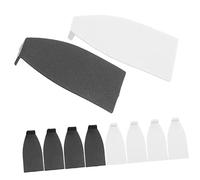 VICASKY 10 Piezas piezas de arco de violín accesorios de violonchelo puntas de arco de plástico partes del arco de violonchelo kit de reparación de violín cubreobjetos el plastico