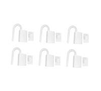 VICASKY 10 Piezas tapón de la puerta cerradura de la puerta del niño clips de puerta anti-pellizcos cerraduras de las puertas protector de puerta cuña de soporte de puerta