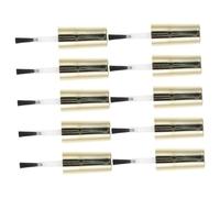 VICASKY 10 tapones para botellas de esmalte de uñas con pincel, tapas de repuesto para botellas de esmalte de uñas, tapas para diseños de uñas DIY