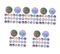 VICASKY 100 bolas de salto de estrella para niños, juguetes de Halloween, bolas de resorte, favores para fiestas de cumpleaños, divertidas bolas de saltar, material a granel, máquina Gacha