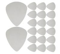 VICASKY 100 Piezas Púas de Guitarra de Acero Inoxidable Eléctrico y Guitarra Eléctrica, Color Plata, Agarre Cómodo y Alta Durabilidad para Conciertos y Estilos Country