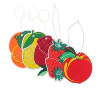 VICASKY 10piezas Ambientadores para Coche de Chips Colgantes Fragancia para Espejo Retrovisor Accesorio de Aromaterapia para Decoración de Estética Interior