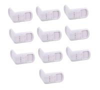 VICASKY 10piezas Cerraduras De Seguridad Para Fácil Instalación Sin Perforación Protección Para Gabinetes y Refrigeradores Para Mantener Los Bebés y Mascotas Peligro