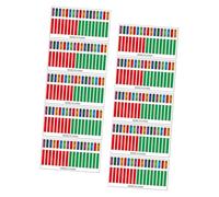 VICASKY 10piezas Pegatinas Adherentes Para Kalimba De Notas Musicales Para Piano De Pulgar Guía Visual Para Aprender Tocar Fácilmente