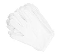 VICASKY 12 pares de guantes de algodón desnudo de lavado exfoliante para pies guantes de loción guantes de plata reloj guantes de agarre para el trabajo de visualización de algodón
