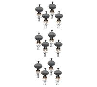 VICASKY 12 Piezas Perillas De Ukelele Pin Fijo Del Puente Del Ukelele Clavija Para Botones De Clavija De Llave De Afinación Afinadores De Guitarra as Musicales El Plastico