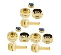 VICASKY 12 Piezas Trompeta Pistón Botón Hebillas De Metal Fácil De Usar Accesorios Musicales