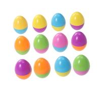 VICASKY 12 sellos de dibujos animados sello de huevo de Pascua cáscara de coco vestido de conejito para niñas grapadora caracol morir pajitas hawaianas forma de huevo lindo juguete para estudiantes