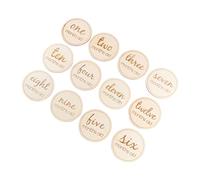 VICASKY 12 Uds Tarjetas De Cumpleaños Infantiles Tarjetas Para Recién Nacidos Tarjetas Mensuales Para Bebés Tarjetas De Nacimiento Para Bebés Tarjetas De Hitos Para Bebés