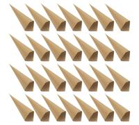 VICASKY 120 Conos de Papel Kraft para Confeti de Boda Pétalos Secos, Servicioable Blanco, Ideales para Fiestas y Recuerdos de Matrimonio
