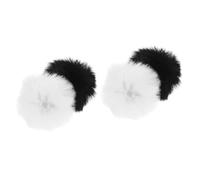 VICASKY 12piezas Funda De Microfono Antiviento Para Exteriores Parabrisas Peludo Para Micrófono Cubierta Lavable y Reutilizable Para Grabaciones Condiciones