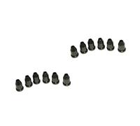 VICASKY 12piezas Guitar String Mounting Buckle Accesorios Para Guitarras Compatible Construcciones y Reparaciones Color Negro Para Cuerdas Través Del Cuerpo