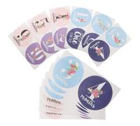 VICASKY 12piezas Pegatinas del Mes para Bebés Tarjetas Mensuales Pegatinas para Recién Nacidos Decorar Fotos de Diseño Creativo Juego de Stickers para Memoria Infantil