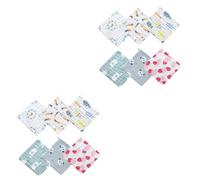 VICASKY 12piezas Toalla De Algodón Para Paños Lavables De Cara y Mano Aleatorios y Absorbentes Para Recién Nacidos