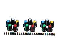 VICASKY 150piezas Perillas De Control De Volumen Para Guitarra Tapa De Potenciómetro Para Ejes