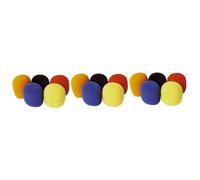 VICASKY 15piezas Cubiertas De Esponja Para Micrófono Handheld Pantallas De Parabrisas Para Karaoke y Escenarios Aleatorios Protección Contra Viento y Saliva