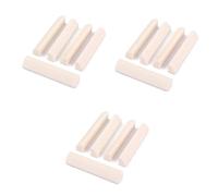 VICASKY 15piezas Hueso De Búfalo Irregular Para Guitarra Acústica Ukelele y Banjo Accesorios De Sostenido y Nut Para Instrumentos De Cuerda