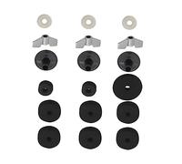 VICASKY 18piezas Accesorios De De Percusión Fieltros Para Tuercas Arandelas y Tubos Juego Completo De Repuestos Para Instrumentos De Percusión