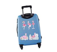 VICASKY 19 Pegatinas De Vinilo Calcomanías Etiqueta Engomada del Equipaje Flamenco Pegatinas De Vinilo para Botella De Agua Calcomanías De Flamencos para Equipaje Impermeable Niño Teléfono